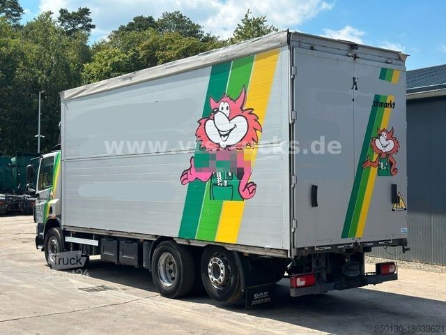 Camião de caixa fechada DAF CF 360 6x2 Kofferaufbau mit Stapleraufnahme