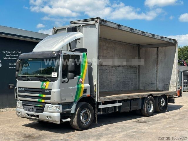 Camião de caixa fechada DAF CF 360 6x2 Kofferaufbau mit Stapleraufnahme