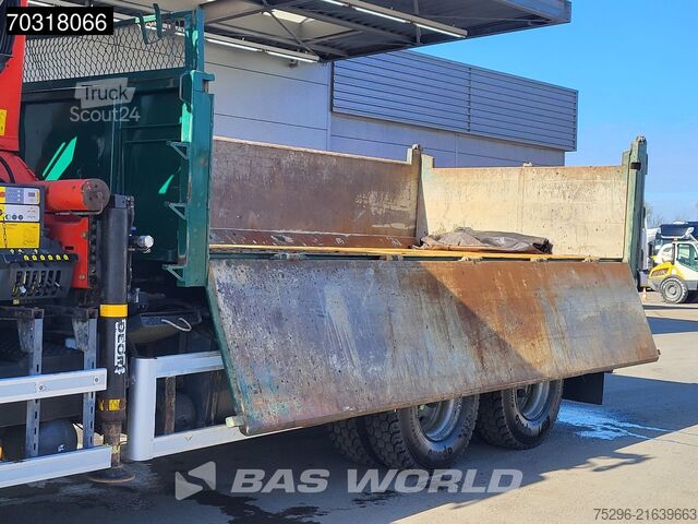 Kipper met kraan Volvo FMX 460 6X4 Palfinger PK24001-K Kran Crane 12m3...