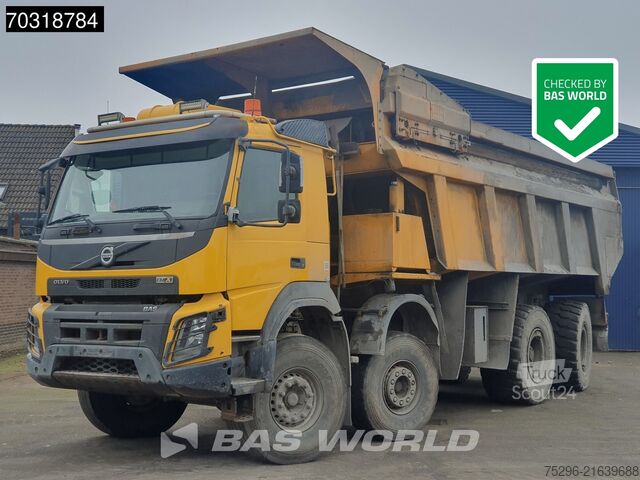Kiepwagen Volvo FMX 520 FMX 32m3 AJK Pusher Big-Axle Steering-A...