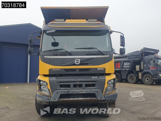 Kiepwagen Volvo FMX 520 FMX 32m3 AJK Pusher Big-Axle Steering-A...