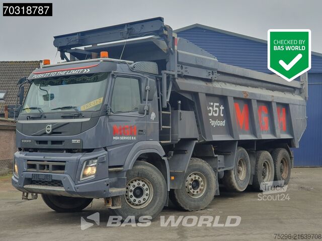 Kiepwagen Volvo FMX 460 FMX 32m3 AJK Pusher 55tons Payload Big-...