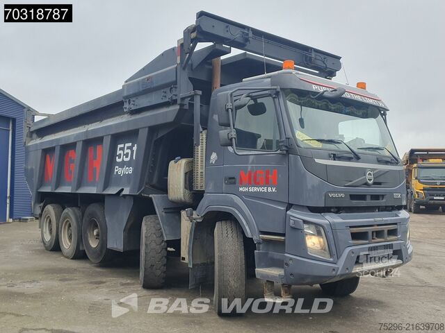 Kiepwagen Volvo FMX 460 FMX 32m3 AJK Pusher 55tons Payload Big-...