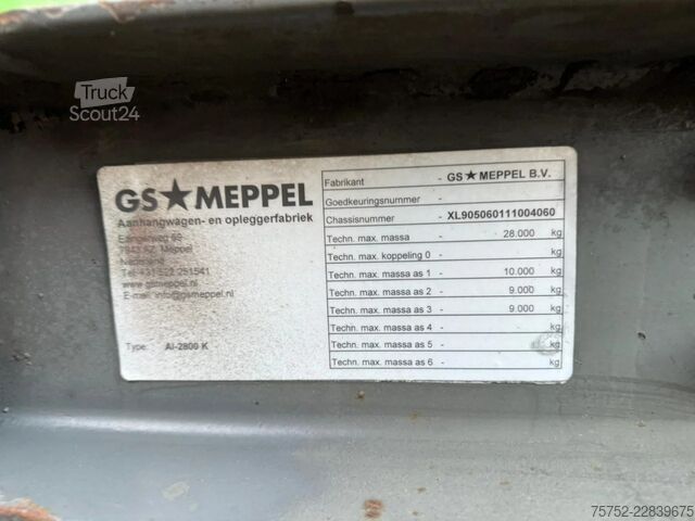 Laadplatform Mercedes-Benz Actros 2948 6X4 Knijpercombinatie Palfinger Eps...