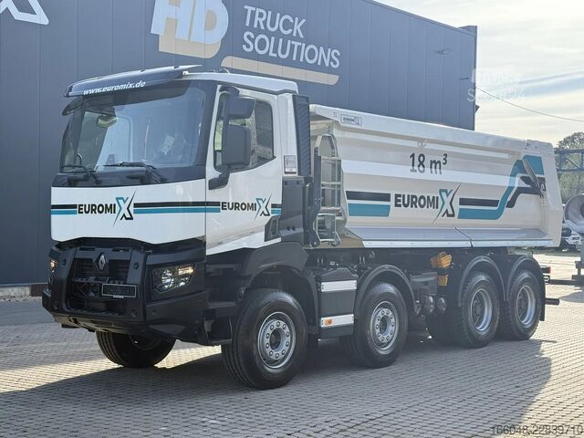 Wywrotka Renault K 480 Renault K480 8X4 EuromixMTP TMK 18 Kipper...
