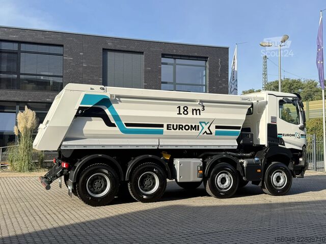 Wywrotka Renault K 480 Renault K480 8X4 EuromixMTP TMK 18 Kipper...