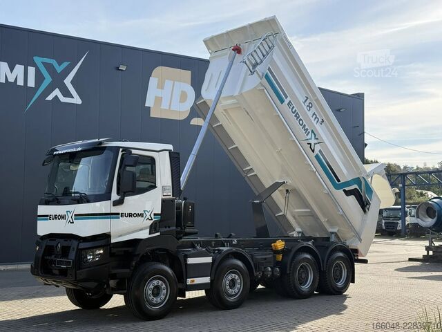 Wywrotka Renault K 480 Renault K480 8X4 EuromixMTP TMK 18 Kipper...