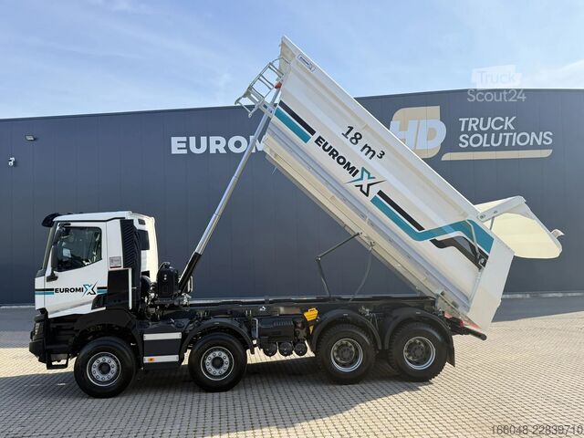 Wywrotka Renault K 480 Renault K480 8X4 EuromixMTP TMK 18 Kipper...