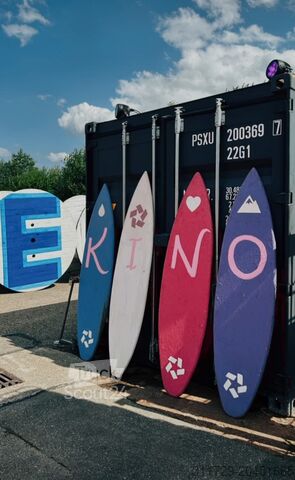 Contenitore marittimo Decker Containerbau 20 ft Seecontainer, neuwertig,