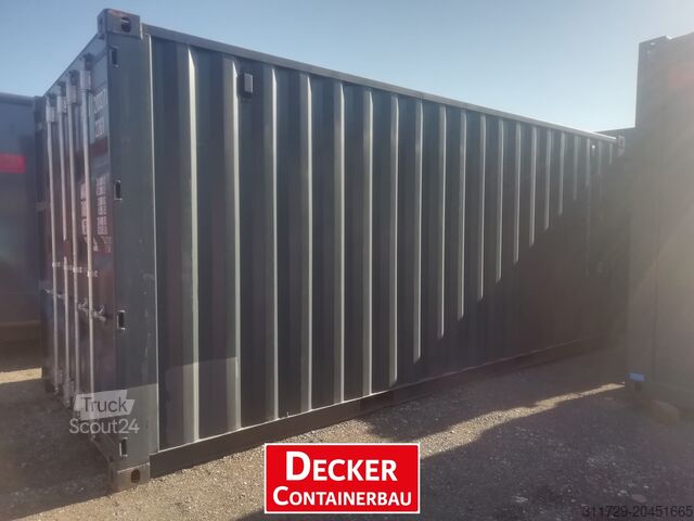 Contenitore marittimo Decker Containerbau 20 ft Seecontainer, neuwertig,
