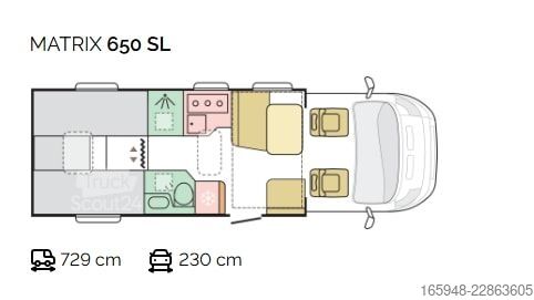 Teilintegriertes Wohnmobil ADRIA ADRIA 650 SL MATRIX ALL-IN