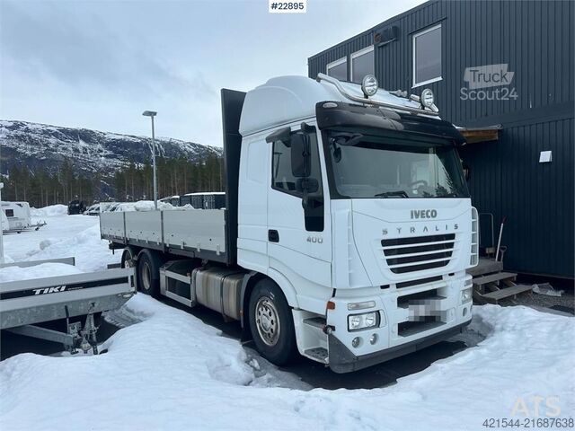 BDF System Iveco Stralis container truck w/ flatbed