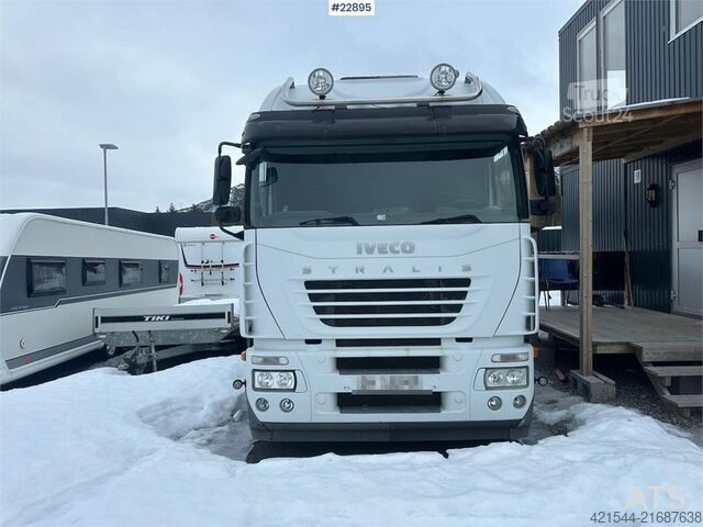 BDF System Iveco Stralis container truck w/ flatbed