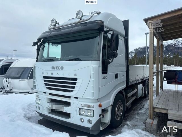 BDF System Iveco Stralis container truck w/ flatbed