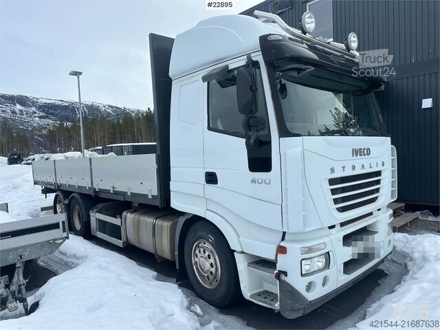 BDF System Iveco Stralis container truck w/ flatbed