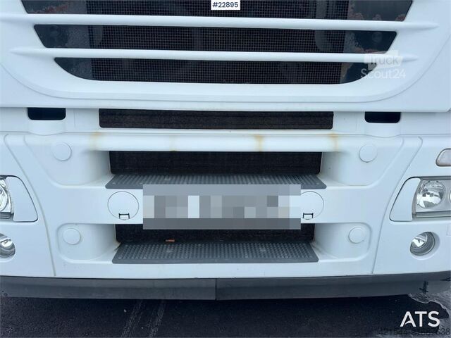 BDF System Iveco Stralis container truck w/ flatbed