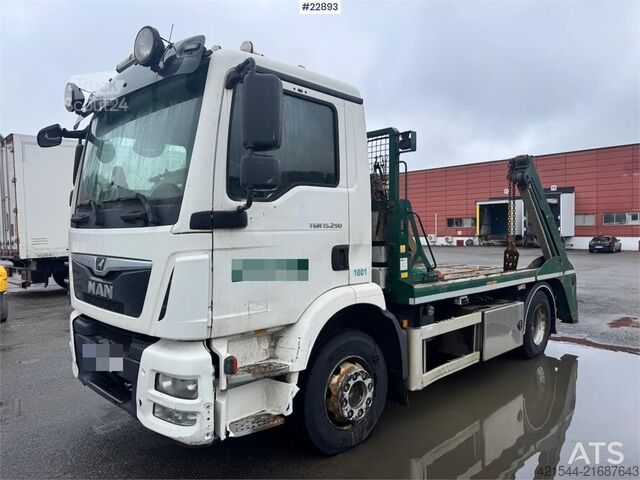 Sistem portalne roke MAN TGM 15.290 Hooklift Truck – JOAB Body WATCH VIDEO