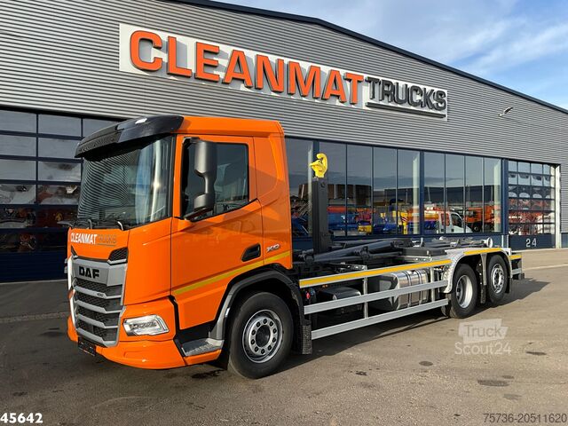 Sistema a braccio con gancio DAF FAN XD 450 Euro 6 Hyvalift 26 Ton haakarmsysteem