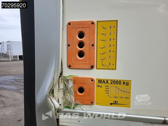 Gesloten bak Mercedes Antos 1827 4X2 2000kg Ladebordwand Automatic Xe...