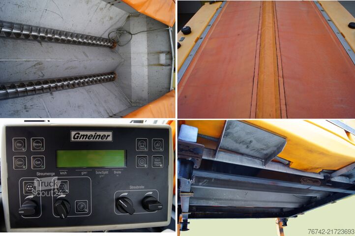 Autocarro ribaltabile Mercedes-Benz UNIMOG U400 /TÜV/Hydros./VarioPilot/Salzstreuer 4m³