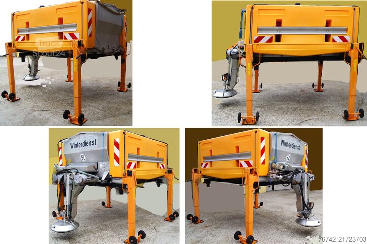 Autocarro ribaltabile UNIMOG U400 Mercedes-Benz/TÜV /Hydrostat/VarioPilot/Salzstreuer 4m³