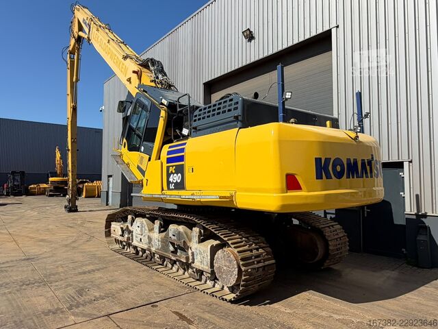 Pásový bagr Komatsu PC490HRD-10 - 28m Demolition Boom