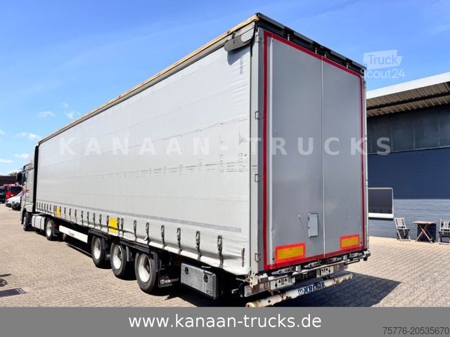 Atvērta puspiekabe ar tentu KRONE SD Curtainsider MEGA Jumbo XL Zert Getränke etc
