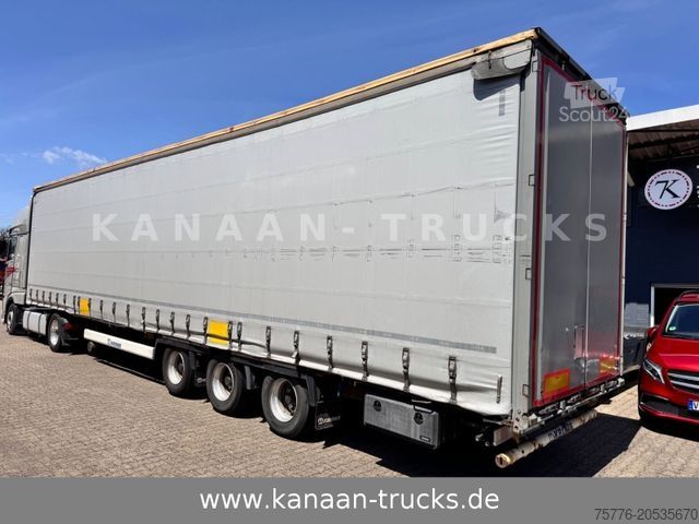 Atvērta puspiekabe ar tentu KRONE SD Curtainsider MEGA Jumbo XL Zert Getränke etc