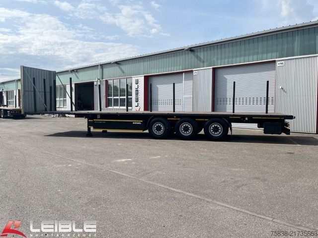 Munkaállvány félpótkocsi KÖGEL S24-1 Plateau Rungen *Liftachse*Reifen 90%*