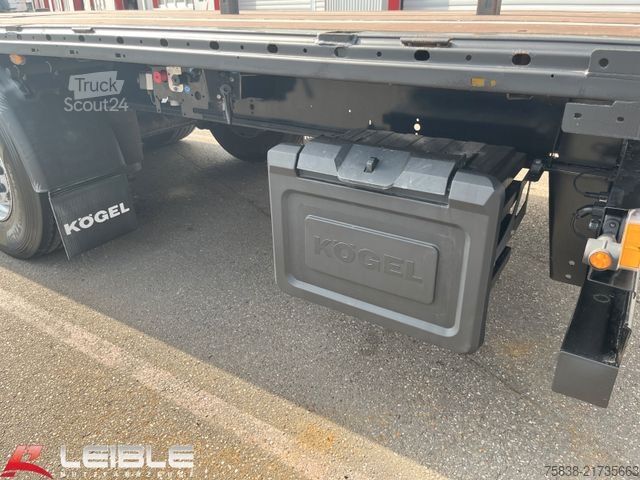 Munkaállvány félpótkocsi KÖGEL S24-1 Plateau Rungen *Liftachse*Reifen 90%*