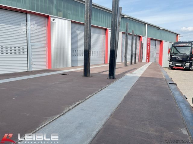 Munkaállvány félpótkocsi KÖGEL S24-1 Plateau Rungen *Liftachse*Reifen 90%*