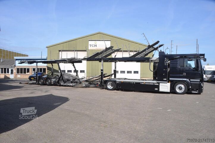 Autonkuljetuspakettiauto MAN TGS 18.420 + 2AS GROENEWOLD 2018 AUTO-TRANSPORTER