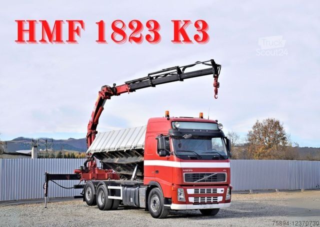 Volvo FH 480 Kipper 6,20m + HMF 1823 K3 + FUNK