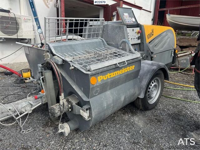 Putzmeister SP11 LMR mørtelpumpe Putzmeister SP11 LMR grout pump