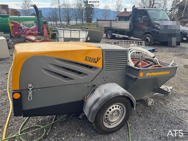 Putzmeister SP11 LMR mørtelpumpe Putzmeister SP11 LMR grout pump