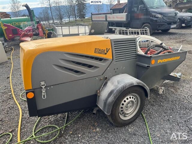 Putzmeister SP11 LMR mørtelpumpe Putzmeister SP11 LMR grout pump