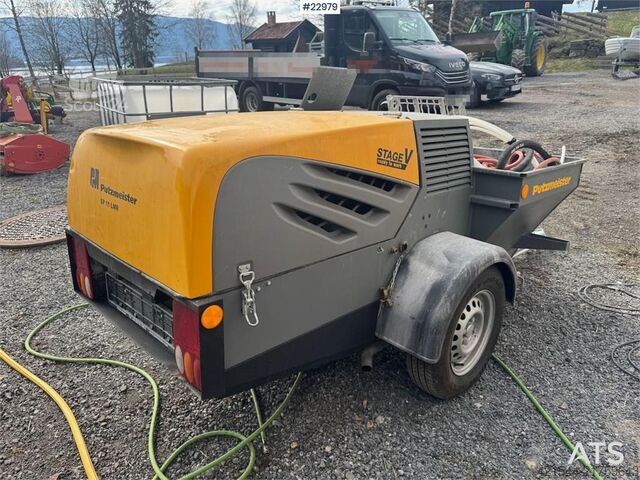 Putzmeister SP11 LMR mørtelpumpe Putzmeister SP11 LMR grout pump