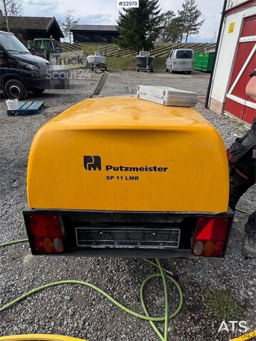 Putzmeister SP11 LMR mørtelpumpe Putzmeister SP11 LMR grout pump