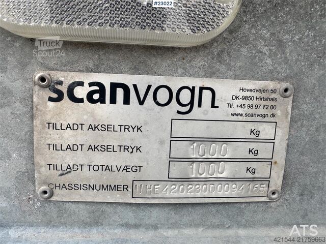 Колесная ось Scanvogn Scanvogn hjulbrakke