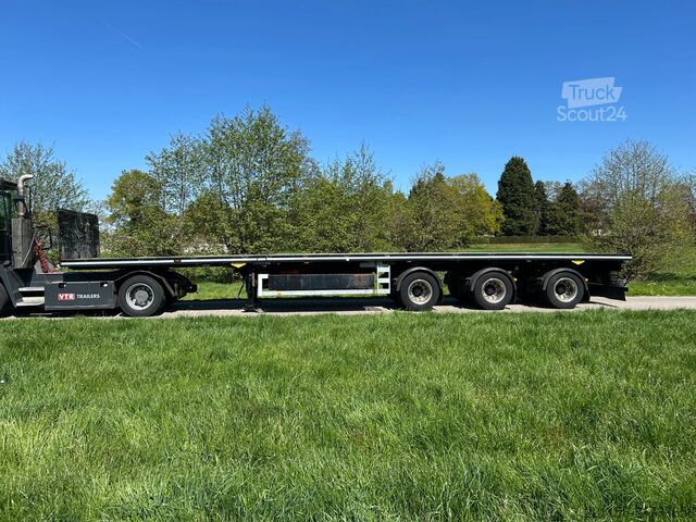 Rimorchio della piattaforma Broshuis | 3 AOU | DOUBLE EXTENSION 29500 MM !! | FULL S...