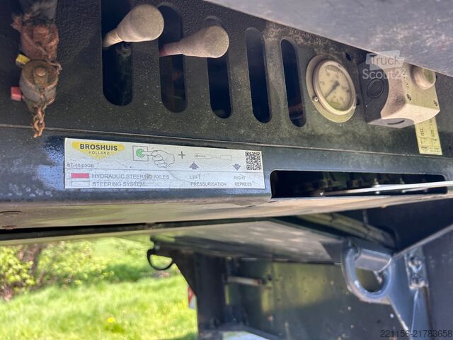 Rimorchio della piattaforma Broshuis | 3 AOU | DOUBLE EXTENSION 29500 MM !! | FULL S...