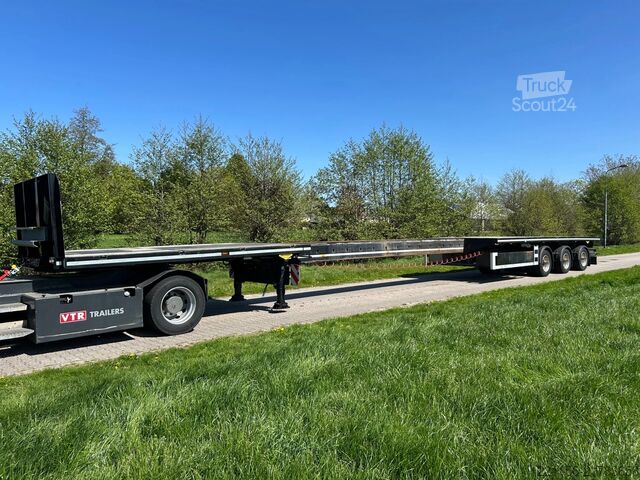 Rimorchio della piattaforma Broshuis | 3 AOU | DOUBLE EXTENSION 29500 MM !! | FULL S...