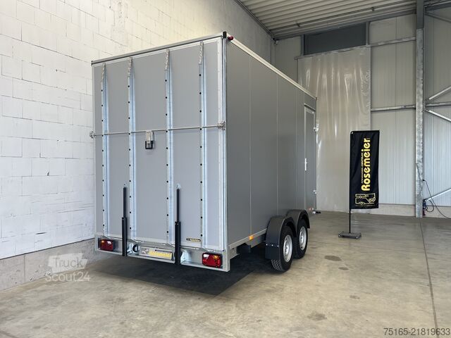 Kasti piekabe Vezeko TK D 35.40 SP Rampe Tür Sonder Kofferanhänger