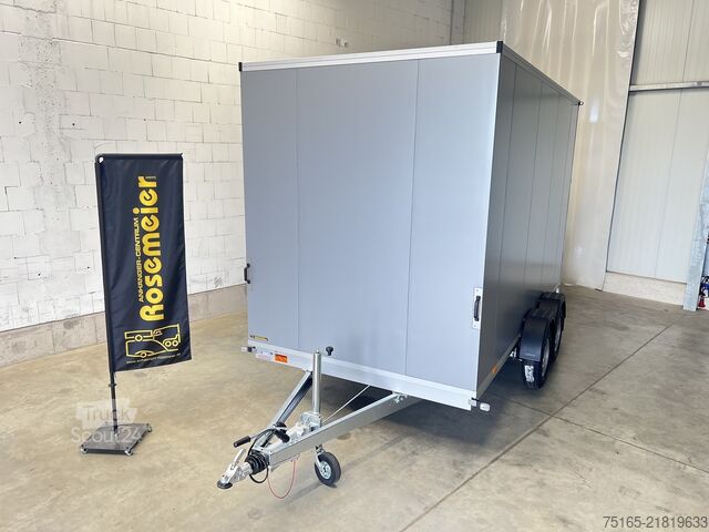 Kasti piekabe Vezeko TK D 35.40 SP Rampe Tür Sonder Kofferanhänger