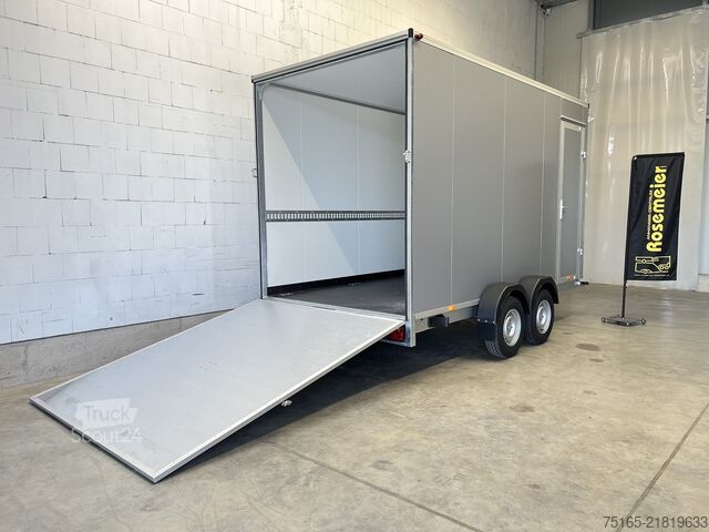 Kasti piekabe Vezeko TK D 35.40 SP Rampe Tür Sonder Kofferanhänger