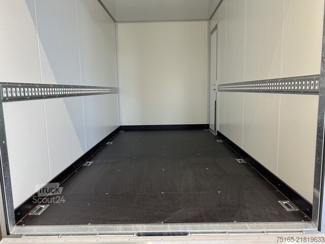 Kasti piekabe Vezeko TK D 35.40 SP Rampe Tür Sonder Kofferanhänger