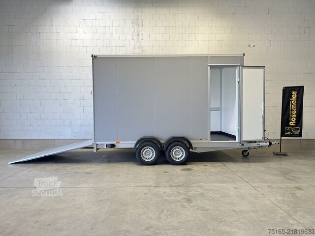 Kasti piekabe Vezeko TK D 35.40 SP Rampe Tür Sonder Kofferanhänger