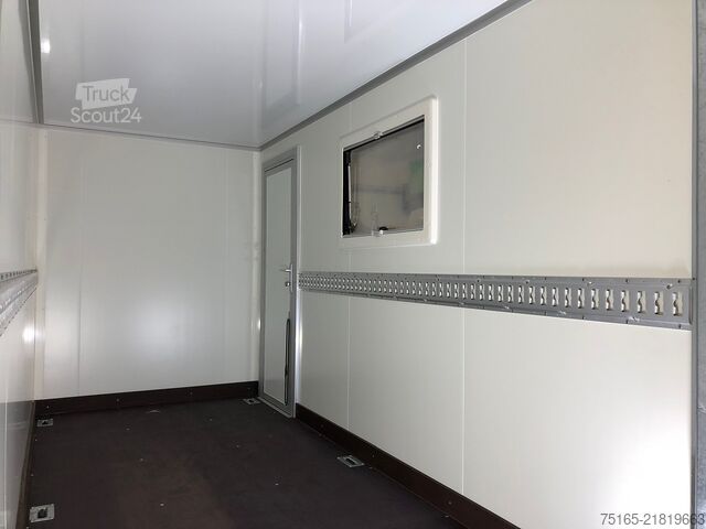 Kasti piekabe Vezeko TK B 27.35 Rampe Tür Fenster Kofferanhänger