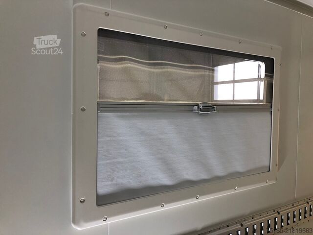 Kasti piekabe Vezeko TK B 27.35 Rampe Tür Fenster Kofferanhänger