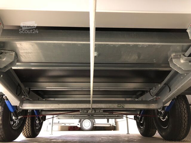 Kasti piekabe Vezeko TK B 27.35 Rampe Tür Fenster Kofferanhänger